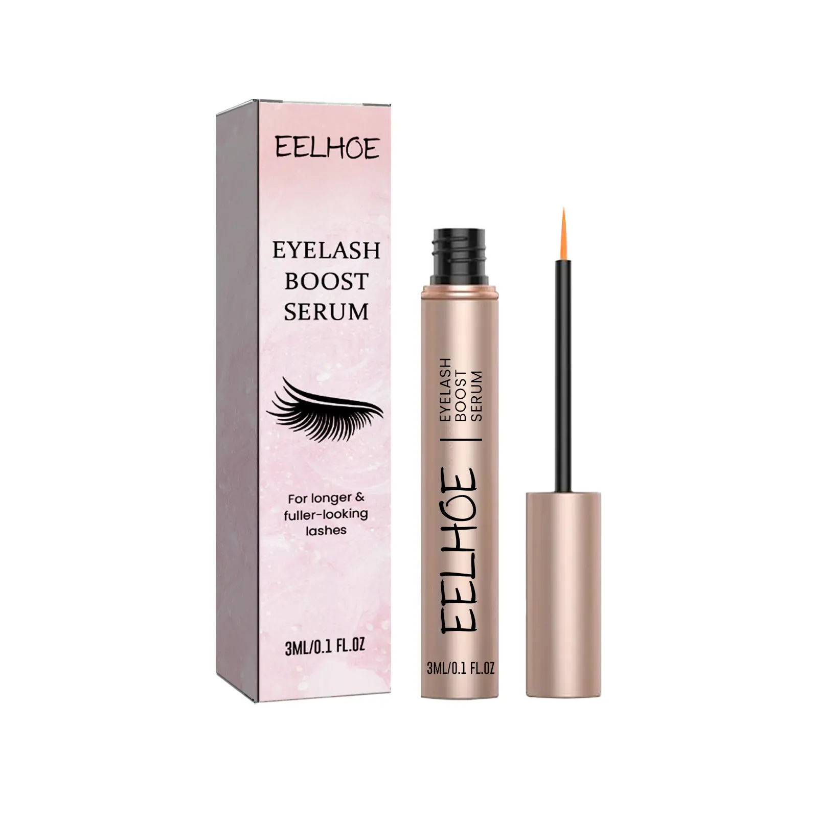 Eelhoe Mascara Promotes Eyelash Growth Lashes Black Gentle Moisturizing Natural Thick Curl Lasting Without Smudding Mascara