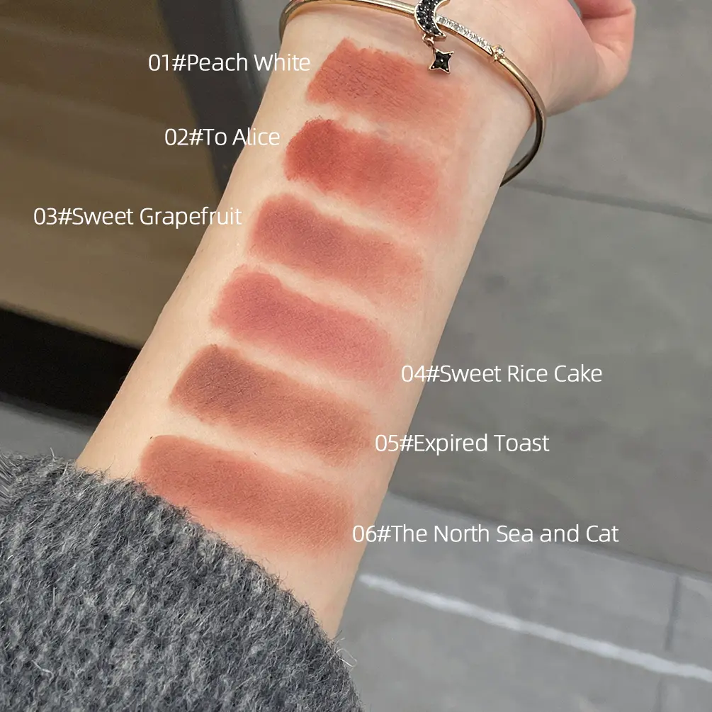 Matte Velvet LipGlaze Waterproof Long Lasting Cute Bear Lipglosses Silky Smooth Liquid Lipstick Makeup Sexy Lip Makeup For Women