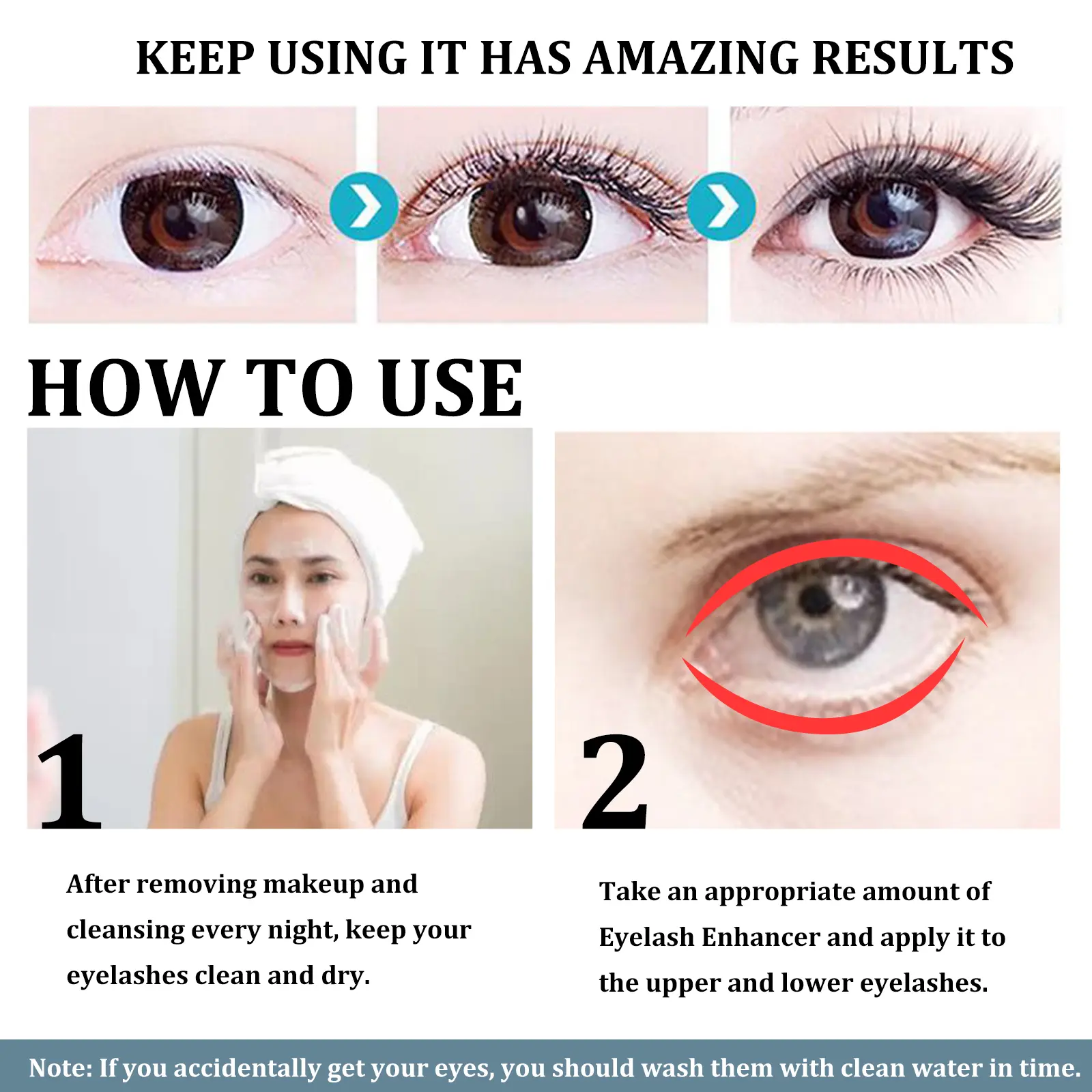 EELHOE Mascara Ebony Curl Eyelashes Eyebrows Natural Beauty Mascara Nourishing Traceless Lengthening Mascara nourish and thicken
