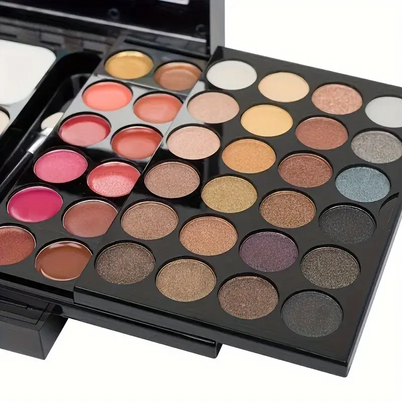 78 Color Eyeshadow Palette Waterproof Makeup Eye Shadow Palette Glitter Matte Pigmented Powder Pressed Shine Eyeshadow Cosmetic