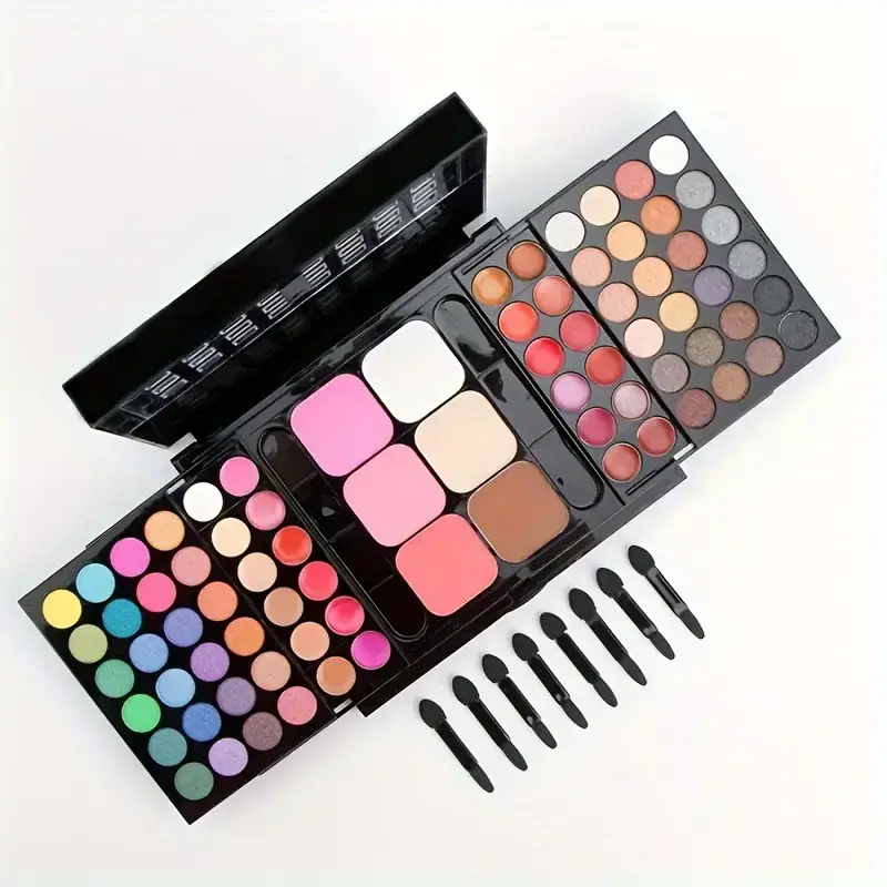 78 Color Eyeshadow Palette Waterproof Makeup Eye Shadow Palette Glitter Matte Pigmented Powder Pressed Shine Eyeshadow Cosmetic
