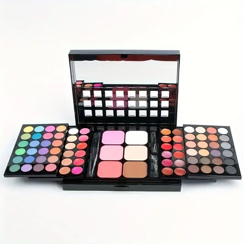 78 Color Eyeshadow Palette Waterproof Makeup Eye Shadow Palette Glitter Matte Pigmented Powder Pressed Shine Eyeshadow Cosmetic