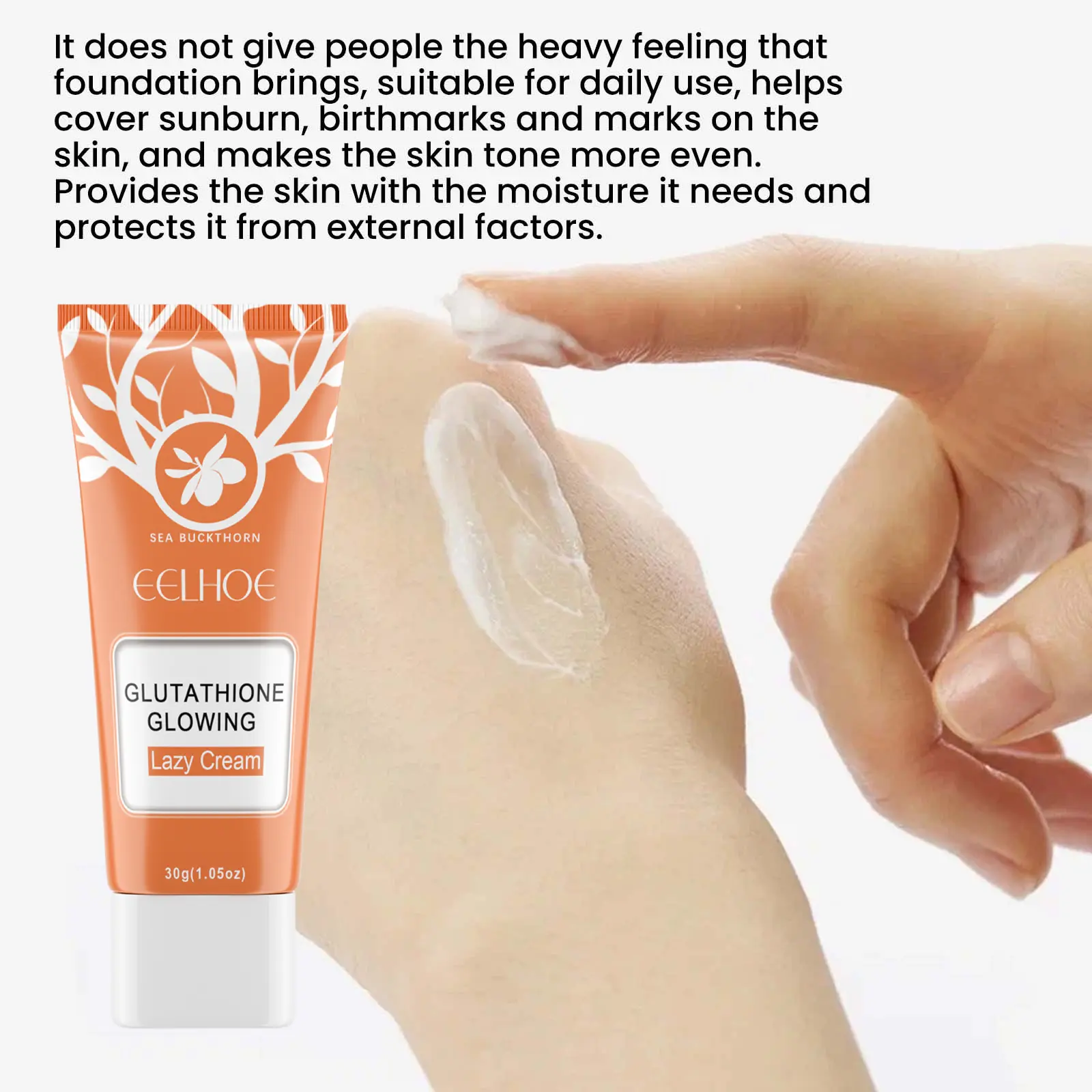 30g Eelhoe Brightening Tone Up Cream Cover Spots Blemishes Cast Even Skin Tone Hydrate Skin Refresh Tired Imperfection Perfector