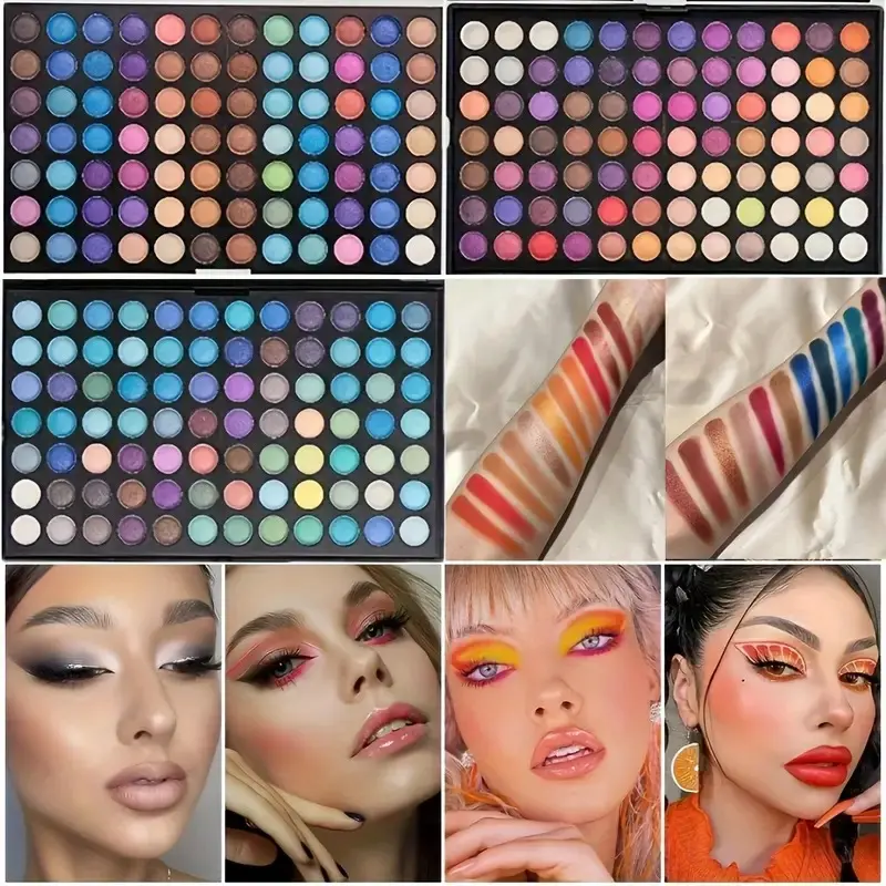 252-Color Eye Shadow Palette - High-Gloss, Waterproof, Matte, High-Pigment, Multicolor Makeup Gift Set for Daily Use or Gift