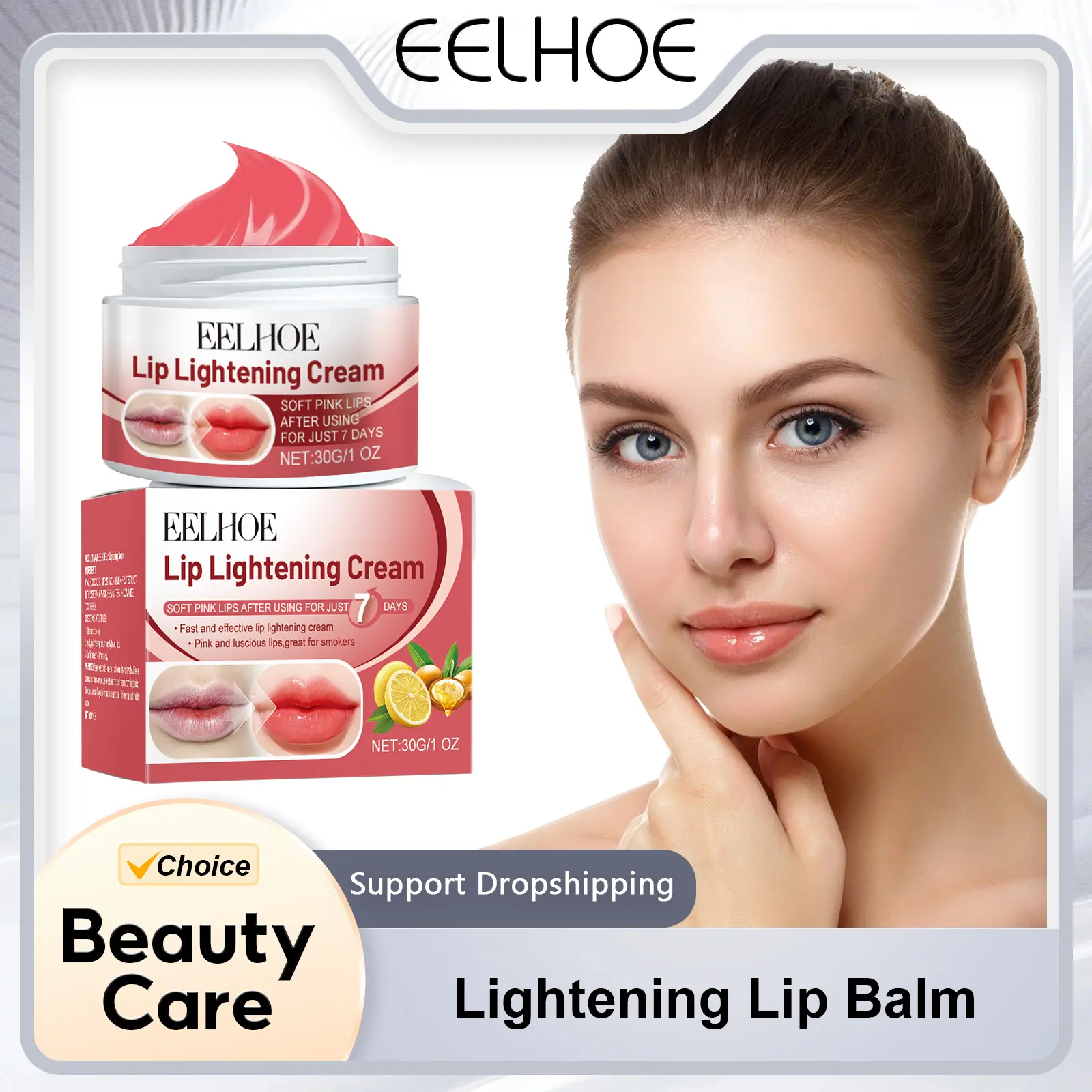 Lightening Lip Balm Moisturizing Long Lasting Volumising Brighten Exfoliator Dead Skin Removal Hyaluronic Acid Repair Lip Care