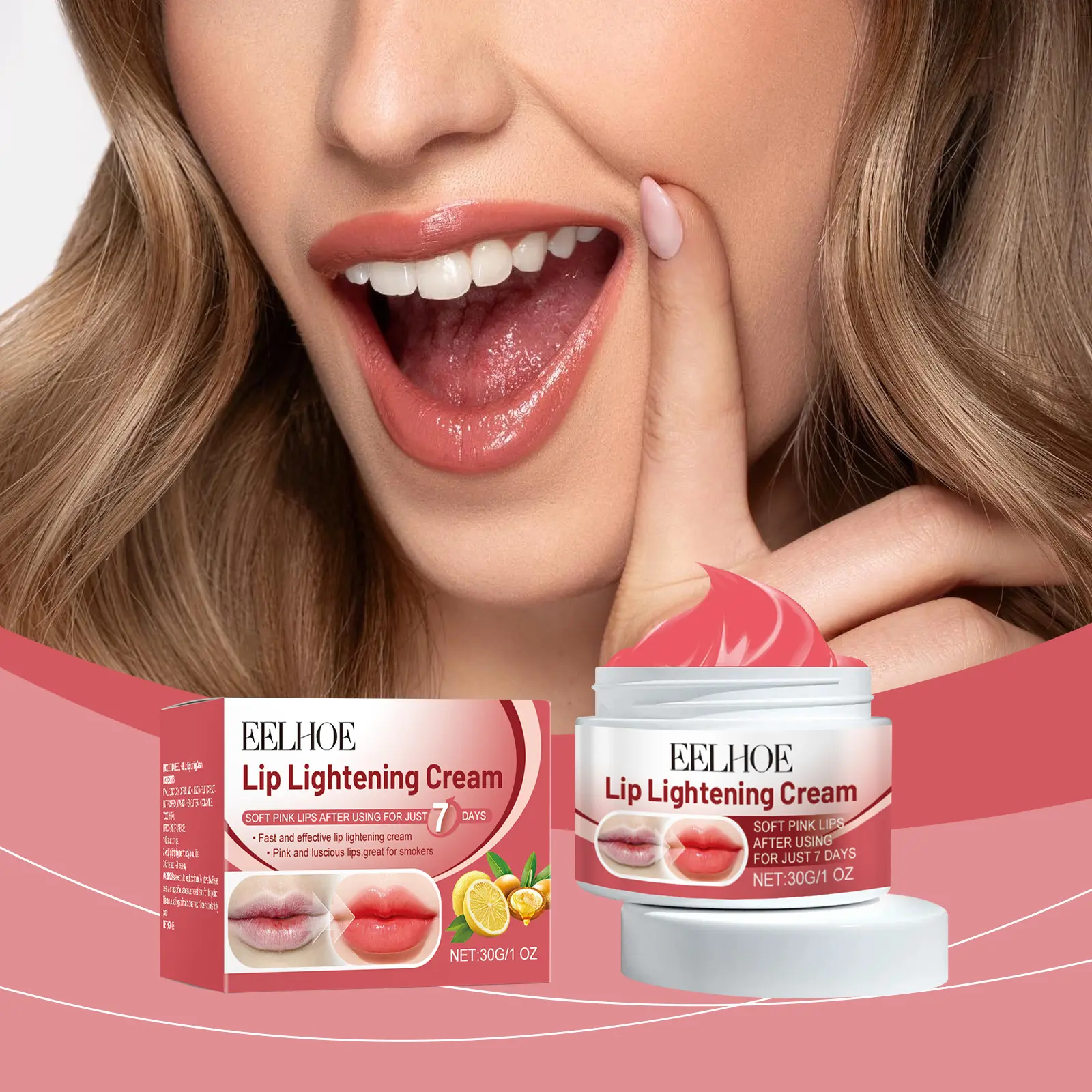 Lightening Lip Balm Moisturizing Long Lasting Volumising Brighten Exfoliator Dead Skin Removal Hyaluronic Acid Repair Lip Care