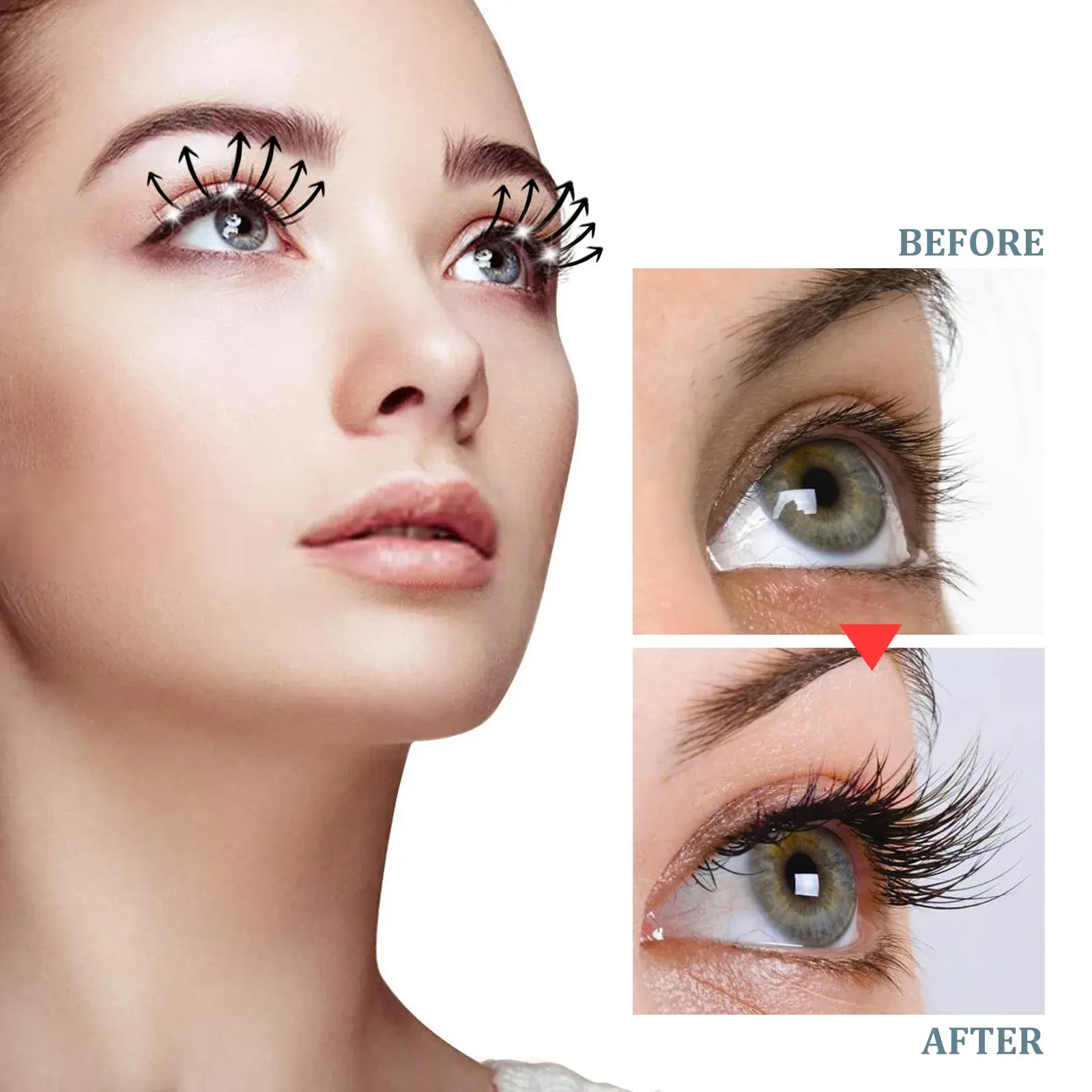 Eyelash Growth Serum Lash Brow Conditioner Natural Lengthening Volumizing Clump Free Curl Enhancer Hypoallergenic