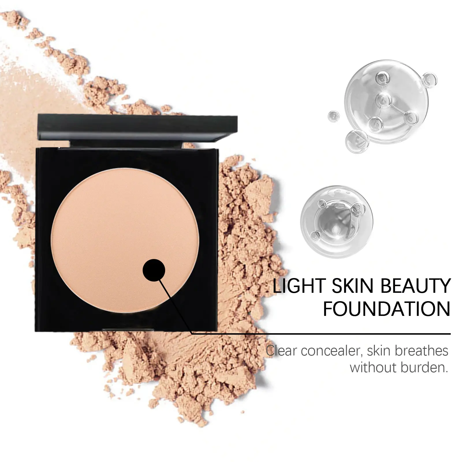 EELHOE Foundation Makeup Cream Oil Control Matte Waterproof Makeup Base Moisturizing Facial Concealer High Coverage Foundation