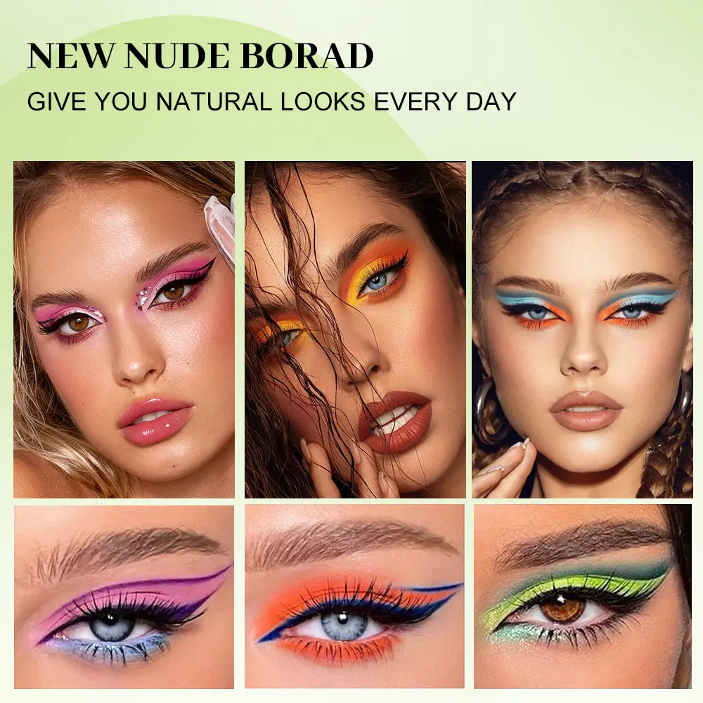 99 Color Rainbow Eye Makeup Plate Professional Matte Flash Plate Durable Eye Shadow Plate Suitable for Gifts to Women Cosmetics