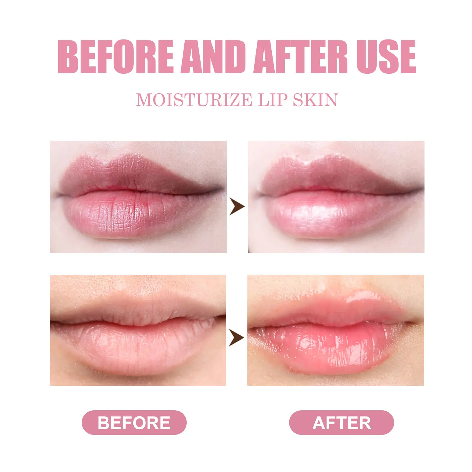 EELHOE Honey Infused Lip Oil Moisturizing Anti Dry Lipstick Fade Lip Lines Essence Oil Liquid Lipstick Repair Lip Care Products