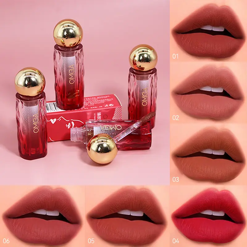 OMGA Soft Matte Lip Lacquer - Velvety Smooth Formula with Long-lasting Color and Comfortable Wear, Matte Finish,Sense of advance