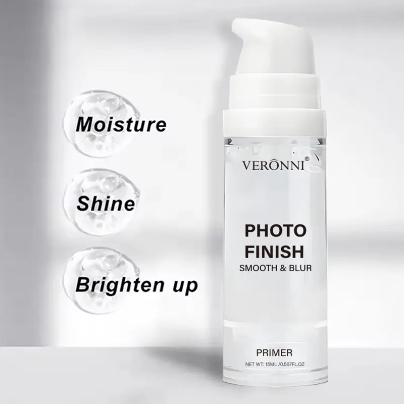 VERONNI Long-lasting Moisturizing Primer-Smooth,Moisturizing,Matte to Make Create Bright White Skin Face Base Makeup Cosmetics