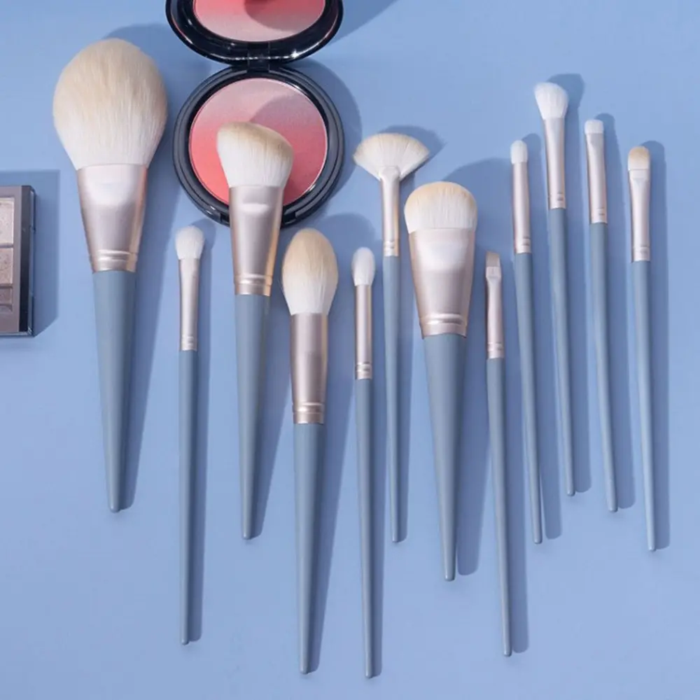 10PCS Professional Makeup Brush Set Soft Fluffy Foundation Concealer Powder Blusher Brushes Mixed Beauty Kit for Makeup Artist