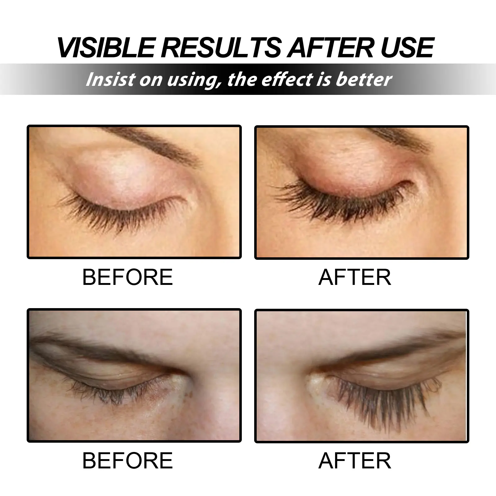 Eyelash Enhancer Serum Curls Hair Thickener Strengthen Eyelash Mascara Lengthening 7 Day Eyelash Growth Serum for Eyebrows 3ml