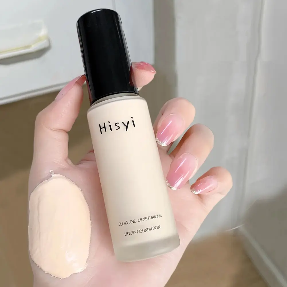 3 Colors Liquid Foundation High Coverage Makeup Base Lasting Concealer Waterproof Oil-Control Face Foundation Makeup Cosmetics