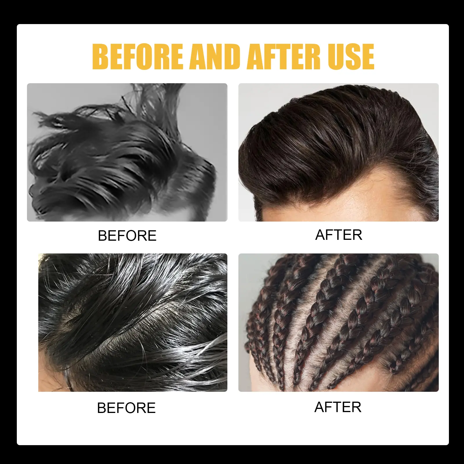 EELHOE 50g Dreadlock Styling Wax Long Lasting Hold Hydrating Natural Shine Control Professional Formula for All Dreadlock Types