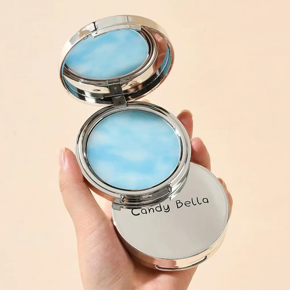 Natural Setting Powder Cake Long-lasting Oil Control Face Foundation Waterproof Matte Compact Loose Powder Makeup