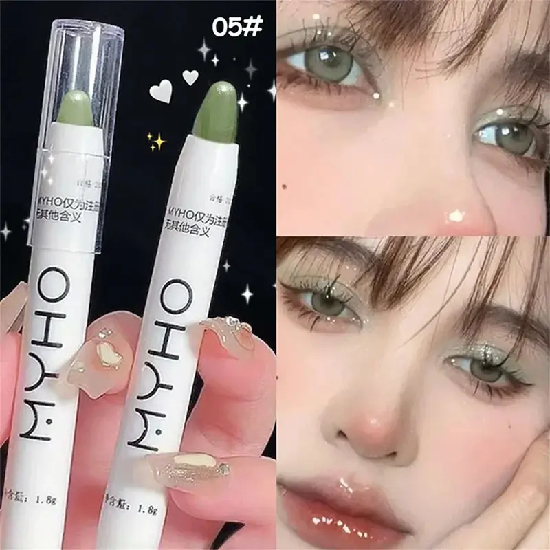 13 Colours Glitter Highlighter Pearlescent Undercover Pencil Waterproof Long-lasting Bright Eye Stick White Silver Eye Makeup