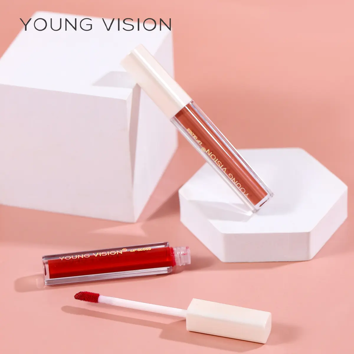 YOUNG VISION 6 Color Velvet Is Not Easy To Stick To Cups, Pout Lip Gloss, Liquid Lipstick