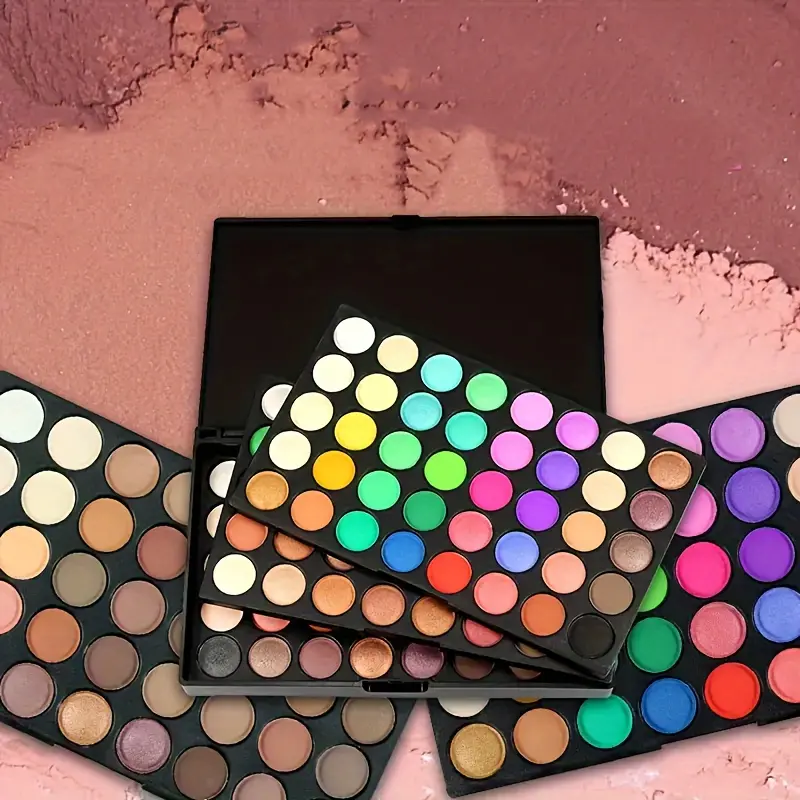 120 Color Makeup Eyeshadow Platte with 20 Bruses Cosmetics Durable Waterproof Matte Makeup Palette Makeup Eye Shadow Plate