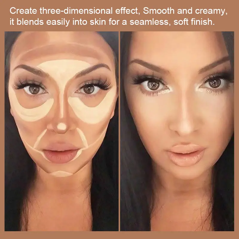 6-Color Concealer Palette with Brush,Long-Lasting Concealer,Waterproof,Full Coverage Concealers&Neutralizers with Matte Finish