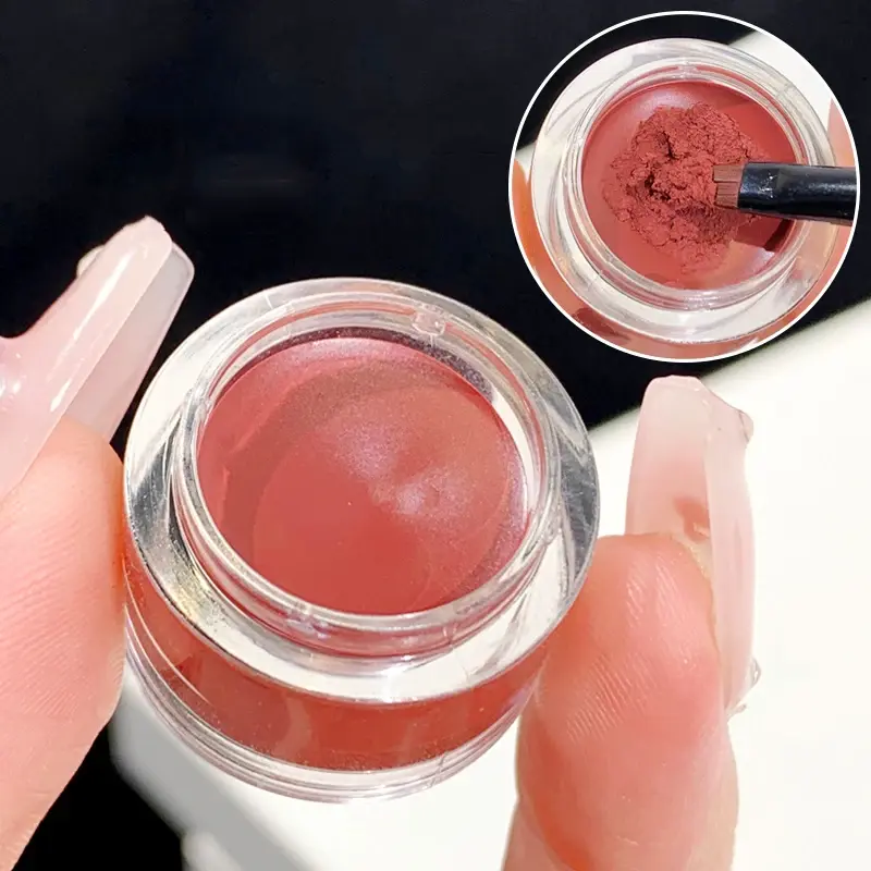 Mousse Matte Texture Lip Gloss Long Lasting Red Lipstick Canned Velvet Matte Lip Mud Tint Lip Balm Cheek Makeup Women Cosmetics