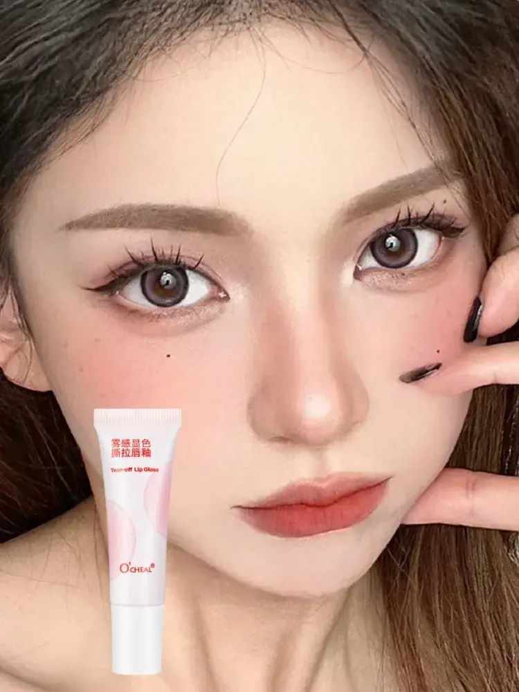 OCHEAL Misty Color Rendering Liquid Lipstick Peel-Off Formula Long-Lasting Waterproof Non-Fade Lip Gloss for Smooth Finish
