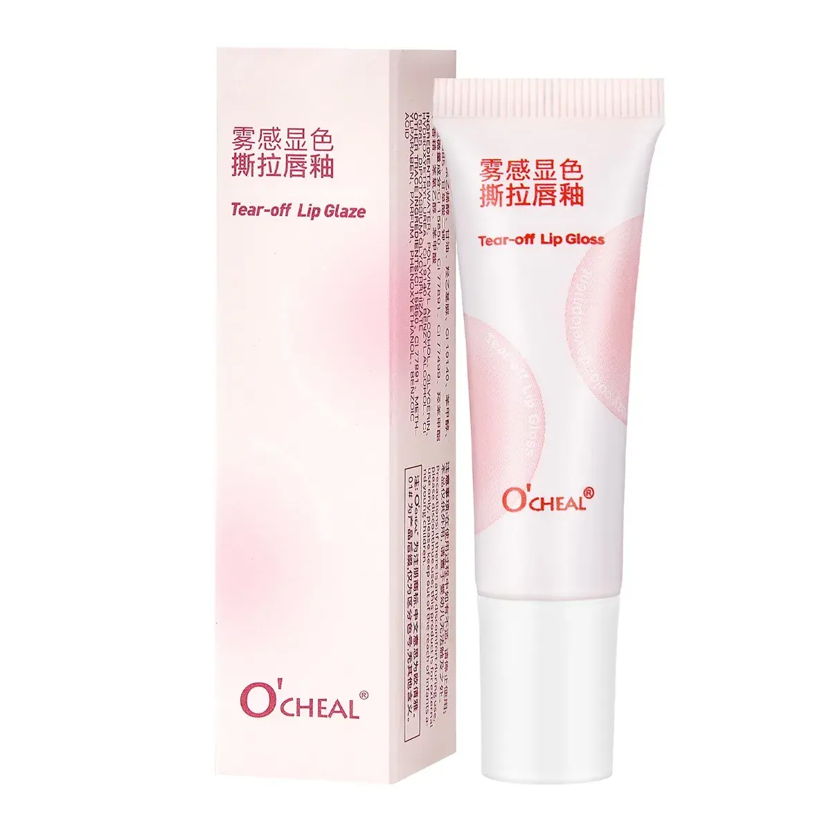 OCHEAL Misty Color Rendering Liquid Lipstick Peel-Off Formula Long-Lasting Waterproof Non-Fade Lip Gloss for Smooth Finish