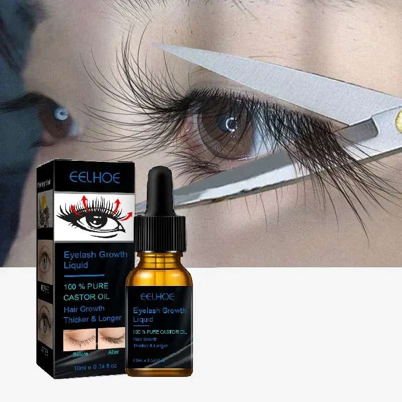 Eyelash Growth Serum Natural Thick Eyelash 7 Days Fast Growth Thin Curl Black Beautiful Eyelash Enhancement Care Beauty 2024