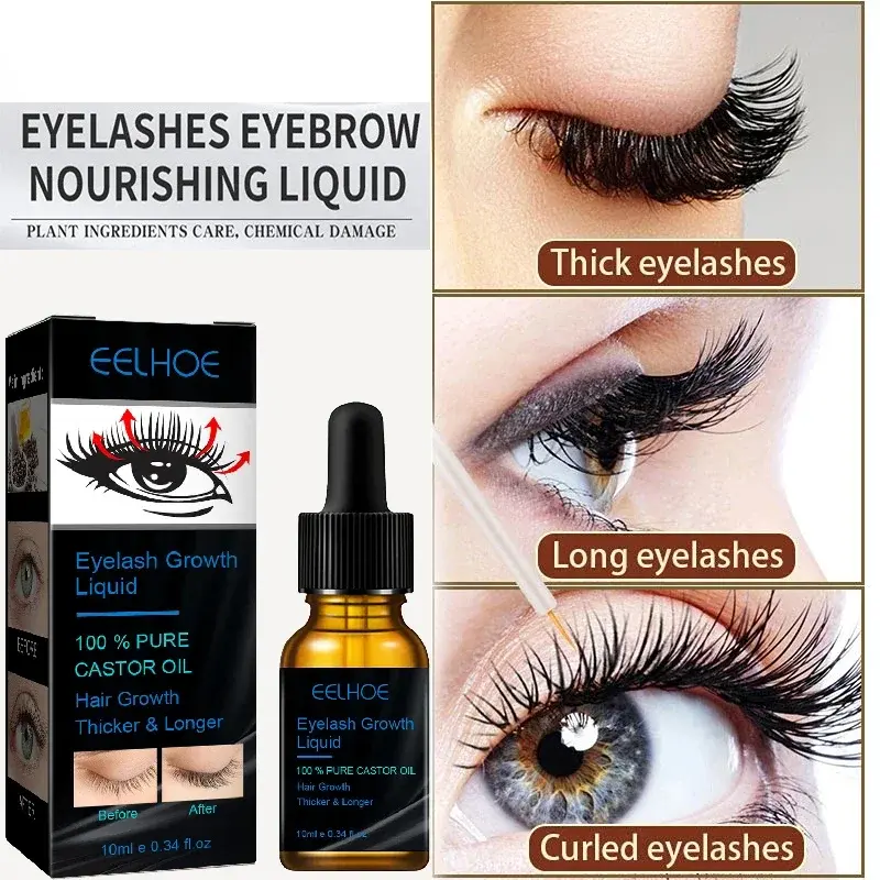 Eyelash Growth Serum Natural Thick Eyelash 7 Days Fast Growth Thin Curl Black Beautiful Eyelash Enhancement Care Beauty 2024