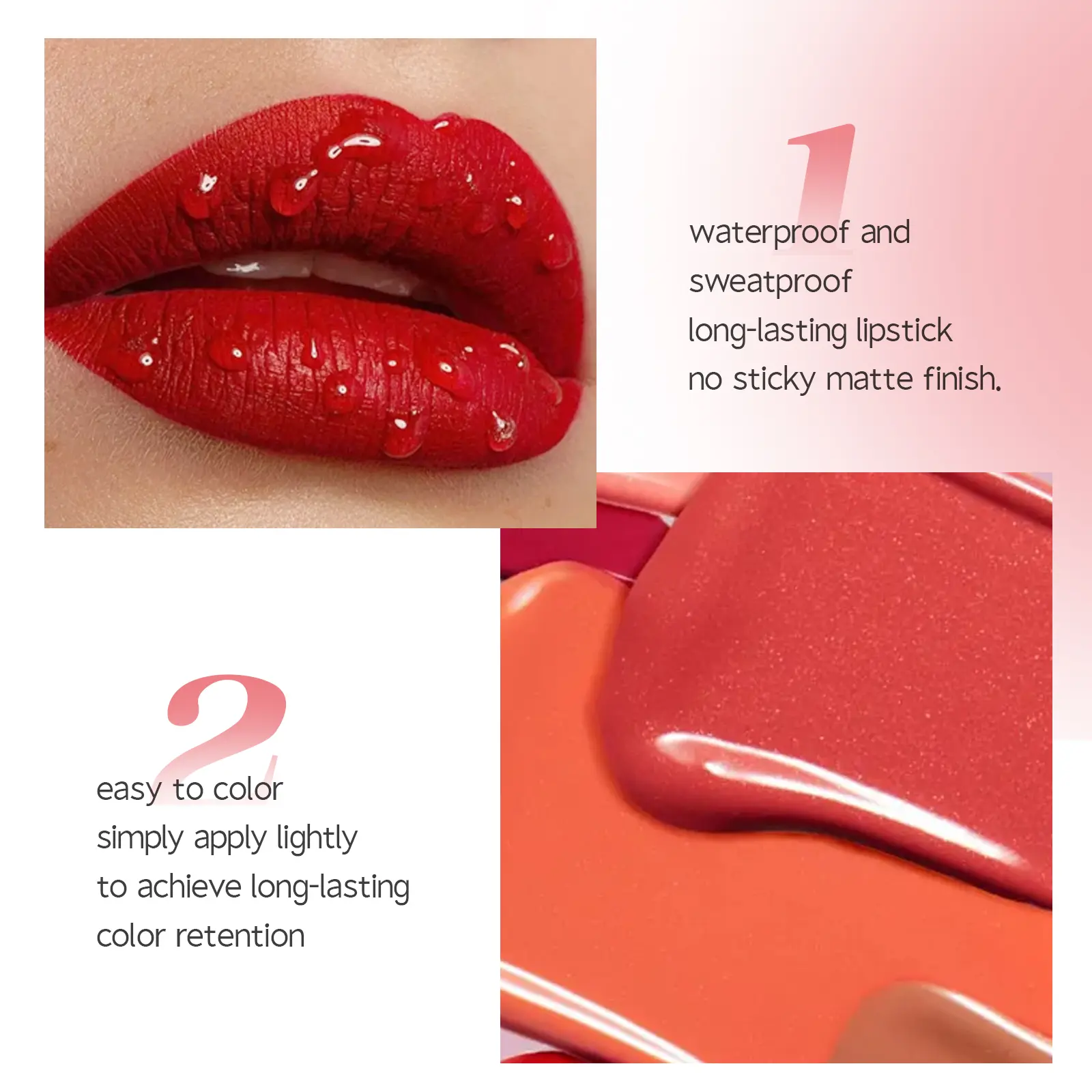 12 colors set  matte lip gloss, long-lasting smooth velvet texture for women's music festival make-up