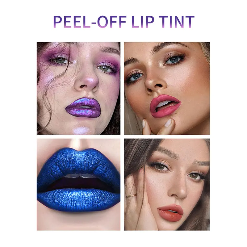 New Pink Tear-off Lip Gloss Velvet Matte Long-lasting Moisturize No Fading No Sticky 6 Colors Reduce Lip Lines Peel-off Lip Care