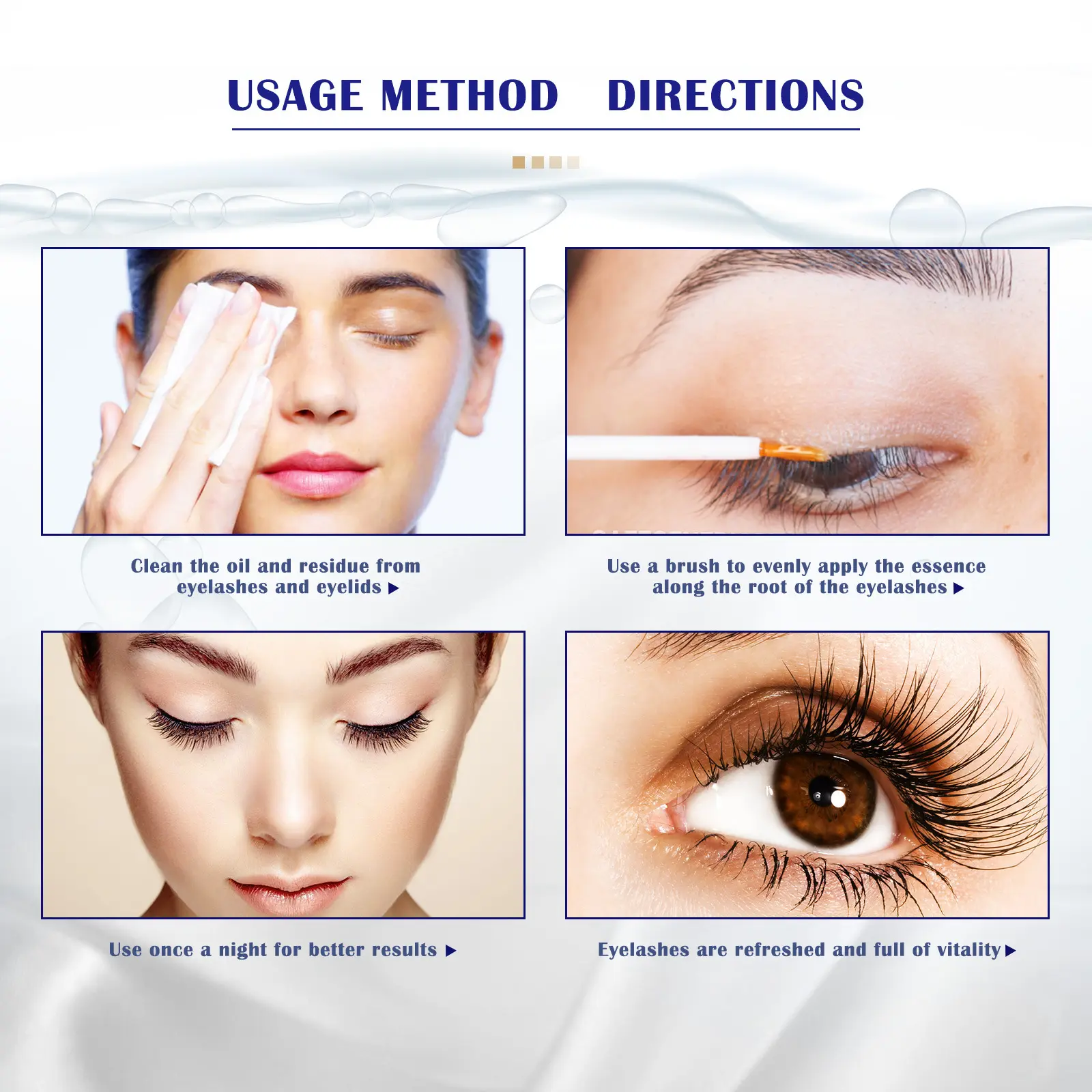 EELHOE Natural Eyelash Growth Serum Non Irritating Curl Lashes Lifting Lashes Treatment Lengthen Eyelashes Enhancer Beauty Care