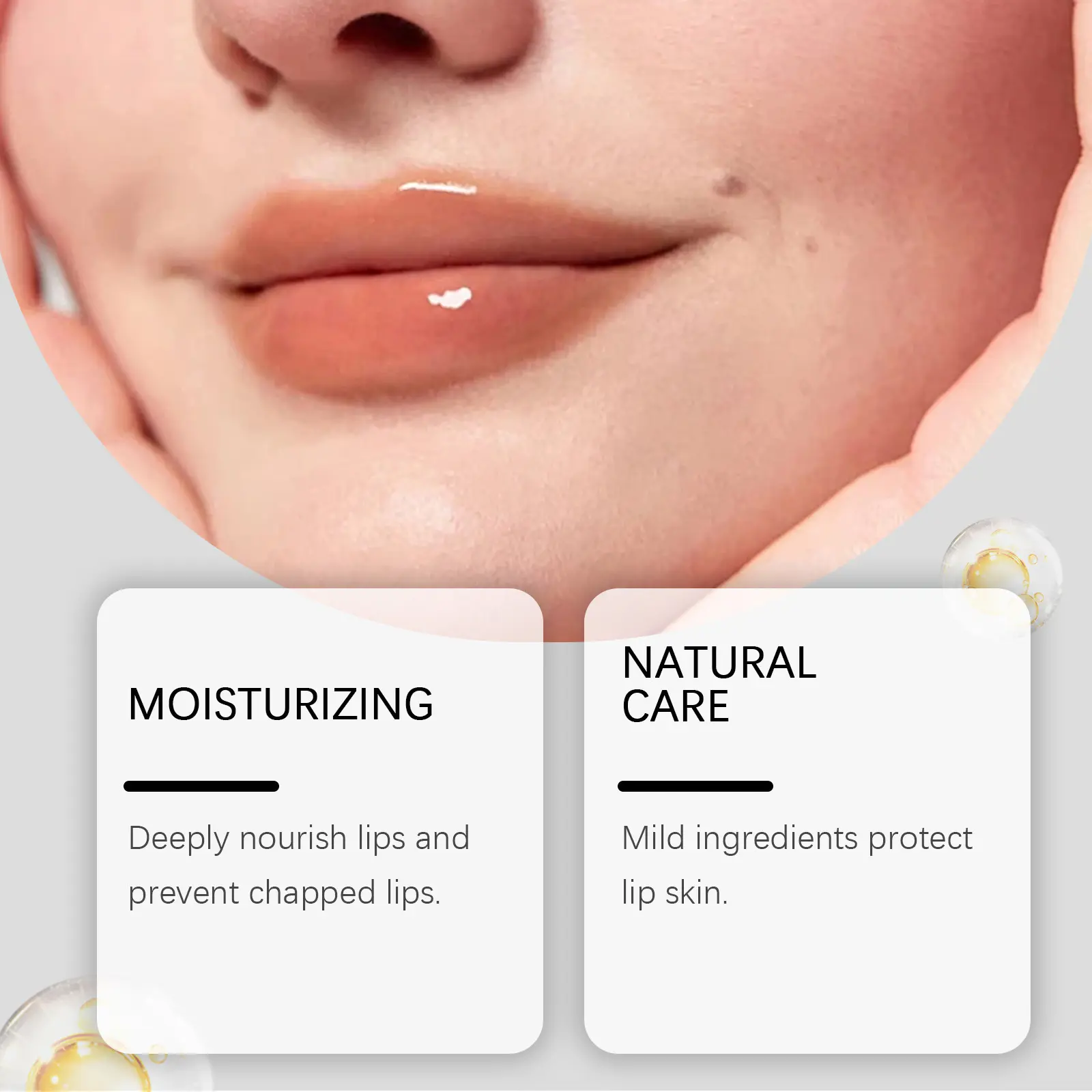 ​EELHOE Dark Honey Lipstick Long Lasting Transparent Lip Gloss Smooth Lip Tint Anti-Creak High Shine Moisturizing Lip Balm 1.9g