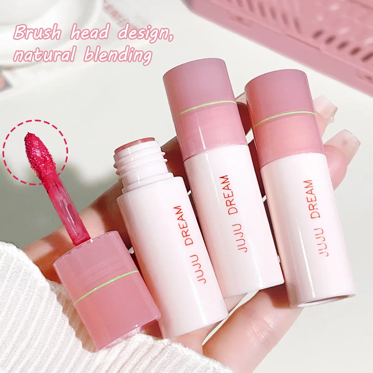 Airy Matte Velvet Lipstick Set  Makeup – 6 Rich Shades, Smudge-Proof & Long-Lasting