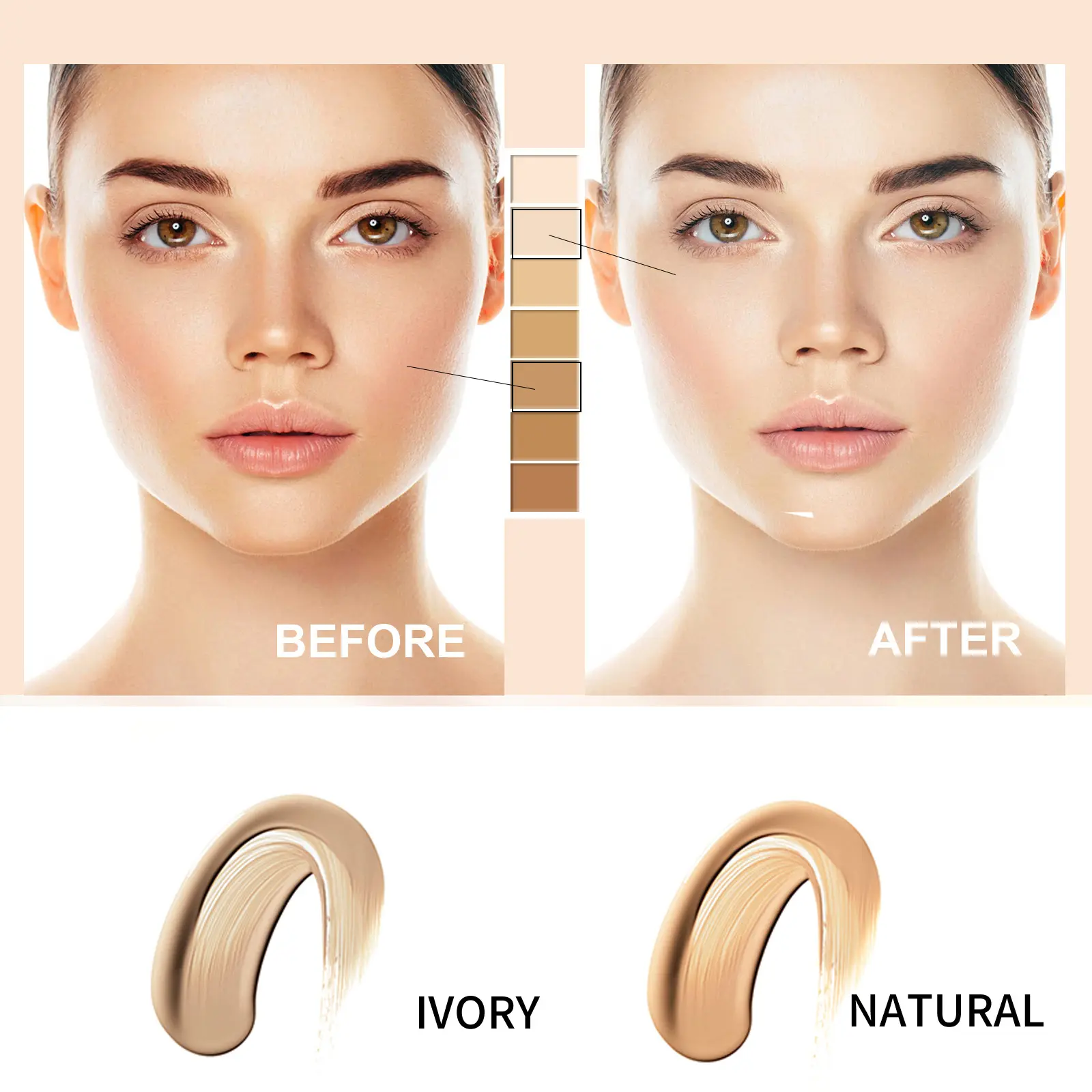 Eelhoe Like White Insulation Cream Moisturizing Anti-oxidant Skin Concealer Covering Pimples Brightening Complexion Primer Cream