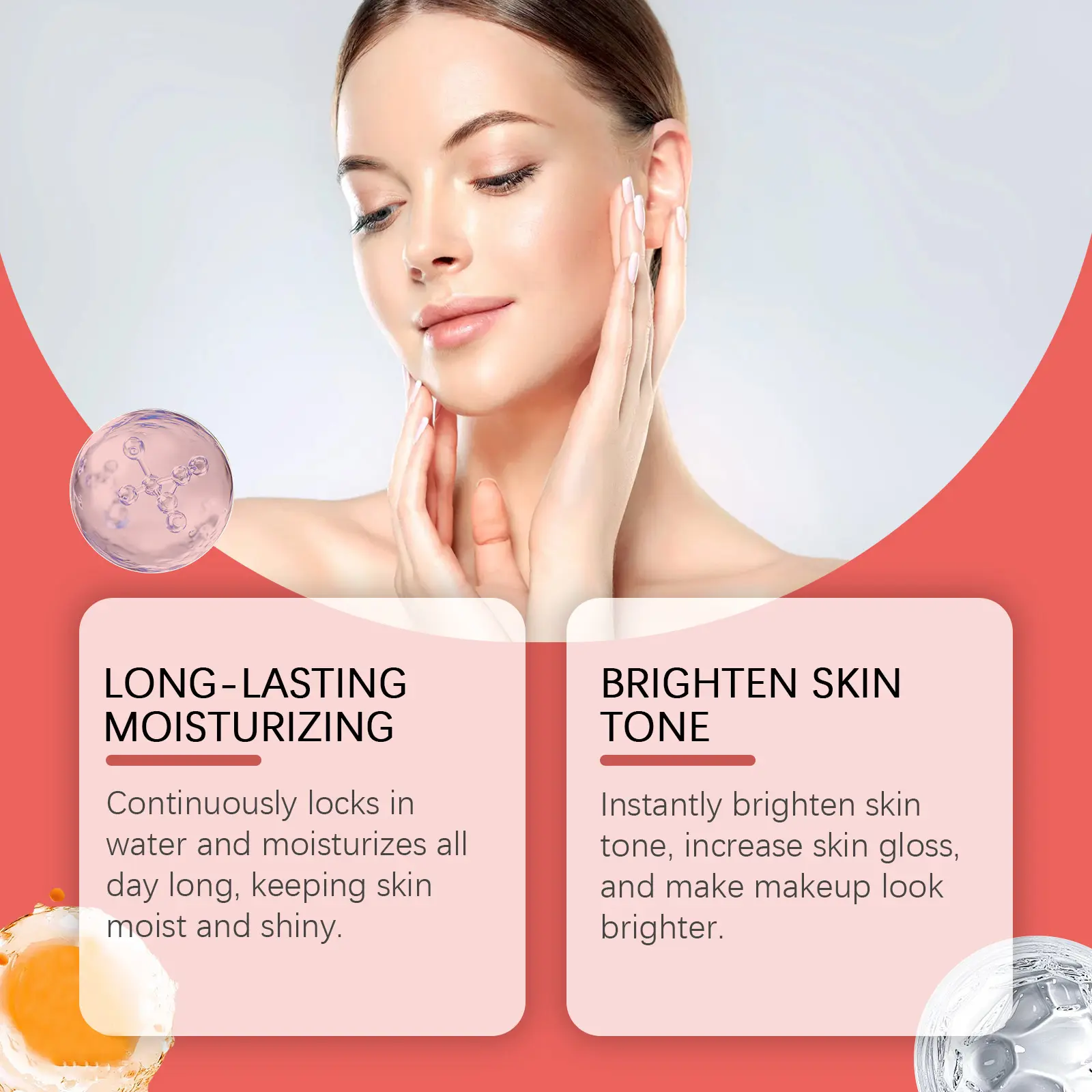 EELHOE Moisturizing Setting Makeup Spray 100ml Long-lasting Moisturize No Separation Control Oil Quick Fixer Makeup for All Skin