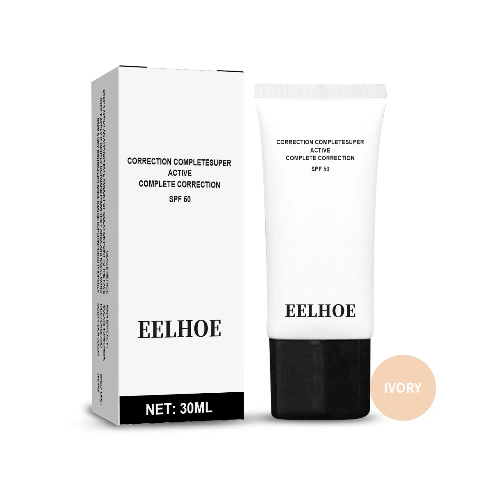 Eelhoe Like White Insulation Cream Moisturizing Anti-oxidant Skin Concealer Covering Pimples Brightening Complexion Primer Cream