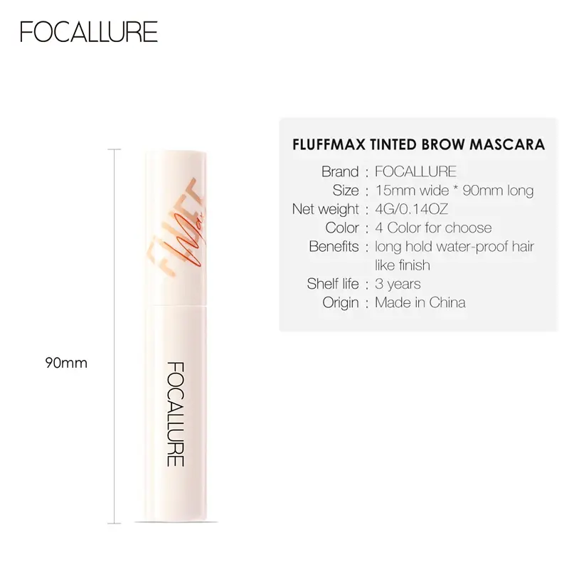 FOCALLURE Wholesale 4 Color Eyebrow Cream Enhancers Long-lasting Waterproof Dye Eye Brows Gel Brown Tinted Eyebrows Tint Makeup