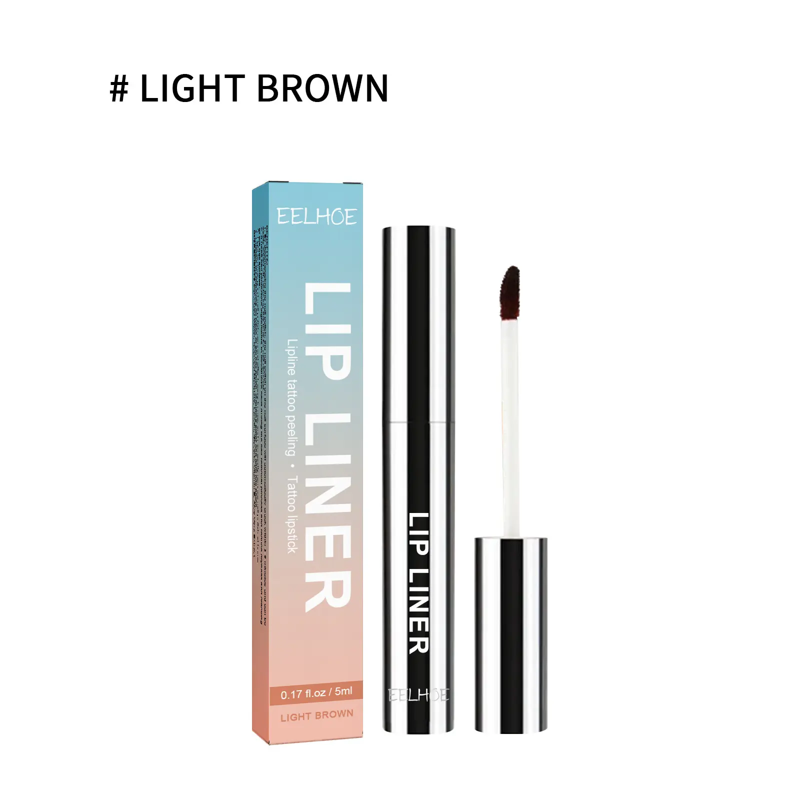 EELHOE Peel off Lip Liner Lipgloss Long Lasting Waterproof Plump Lip Stick Lip Stain Marker Pen Liquid Lip Liner Makeup Pencils