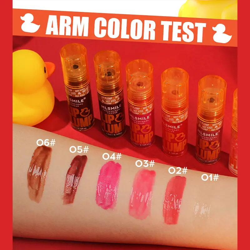 Duck Lip Plumping Lip Gloss Mirror Lip Glaze Pearlescent Lip Gloss Liquid Lipstick Lip Oil Transparent No Sticky Sexy Lip Gloss