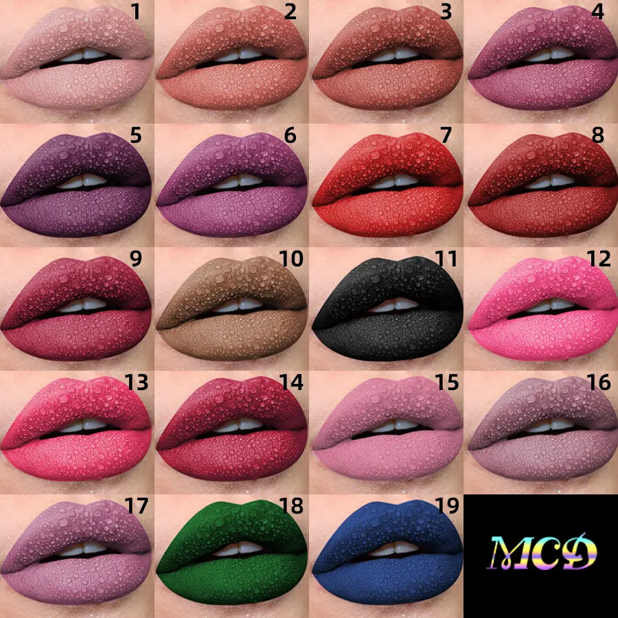 Lip Glaze Matte Nude Color Long Lasting Waterproof Liquid Lipstick Lip Stain Lip Tint Moisturizing Lip Gloss With High Pigment