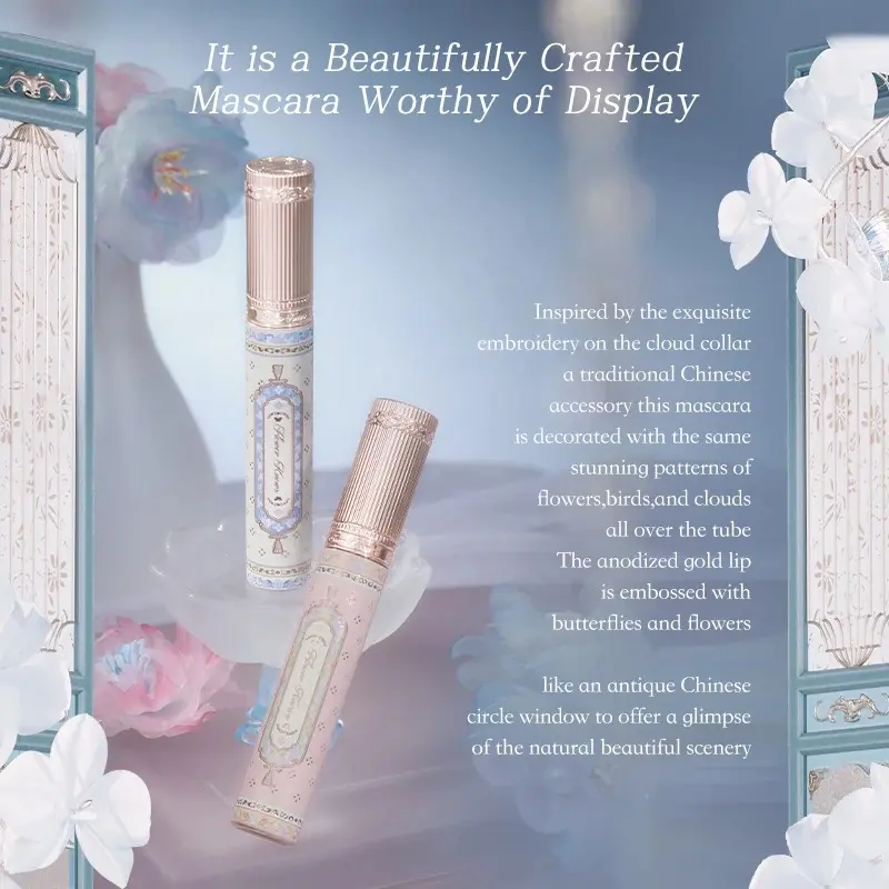 Flower Knows Butterfly Cloud Collar Collection Mascara Lash-Lengthening Black Mascara Perfectly Defined Lashes Waterproof 3.2ml