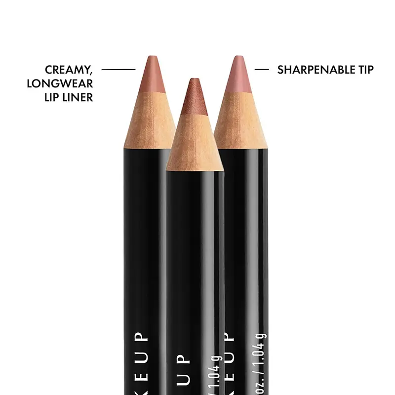 Slim Lip Pencil Nude Matte Brown Lipstick Long-lasting Waterproof Plumping Lip Stain Natural Brown Lipliner Makeup Professional