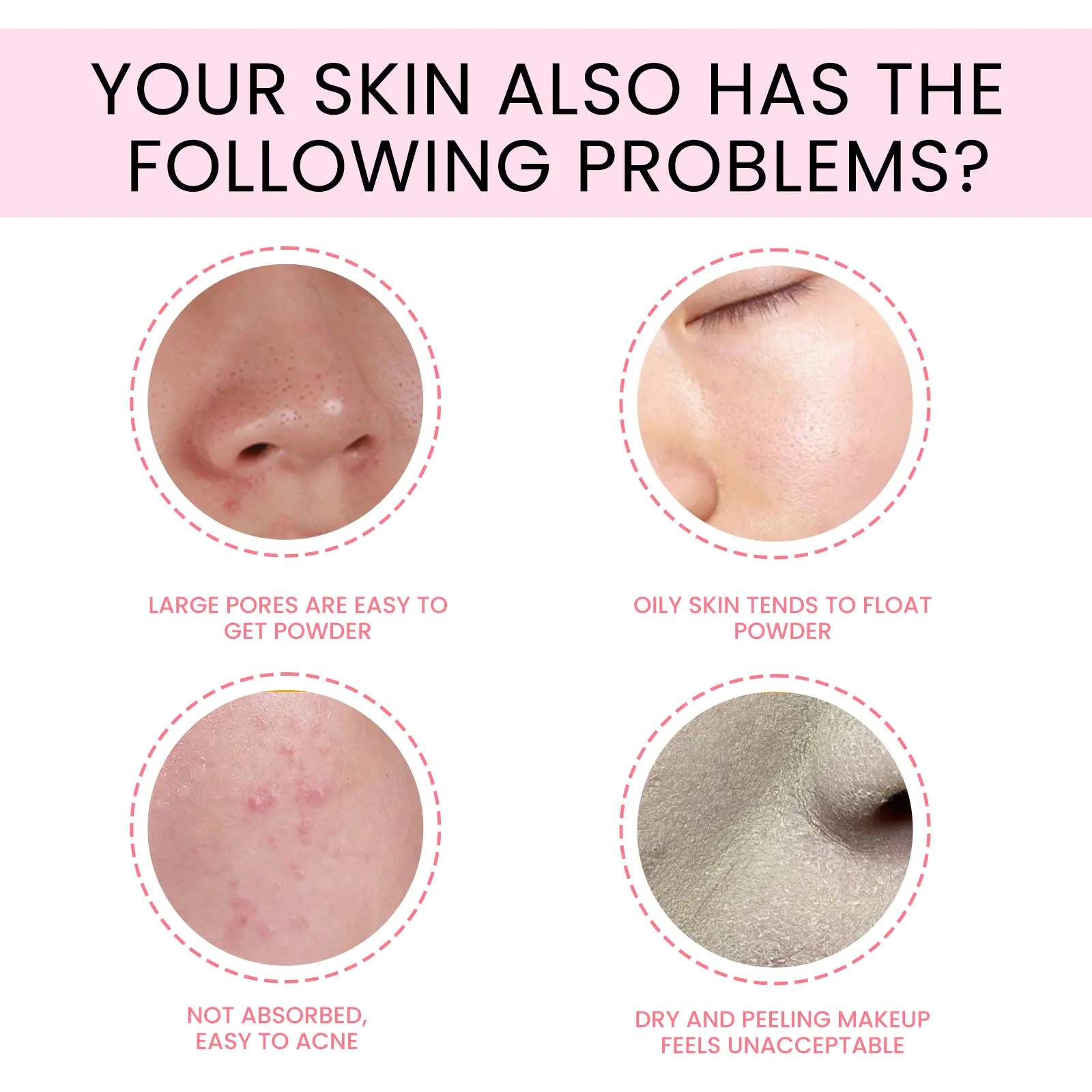 EELHOE Face Sunscreen CC Cream Natural Repair Dull Invisible Pores Waterproof Sweatproof Nourishing Glowing Skin Face CC Cream