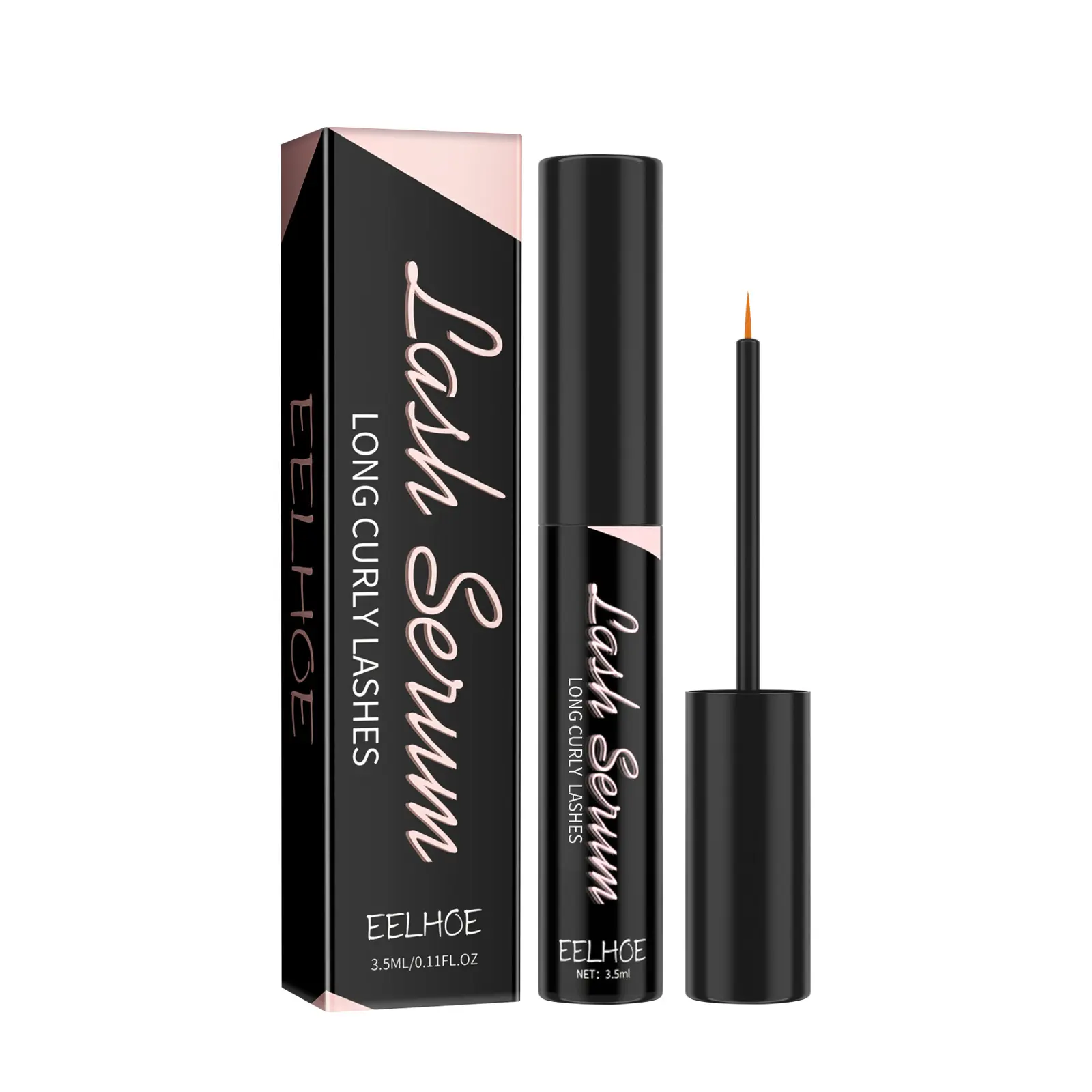 Eelhoe 3.5ml Eyelash Growth Serum Semi Permanent Curly Thick Eye Lash Longer Fuller Eyebrow Enhance Curling Eyelash Makeup Serum