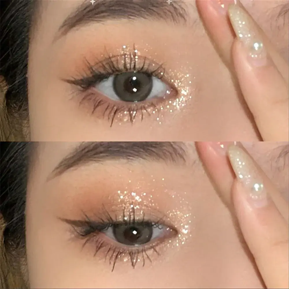 9 Colors Nude Matte  Palette Shimmer and Shine Eyeshadow Palette Matte Glitter Eyeshadow Palette Shiny Eye Shadow Eye Pigments