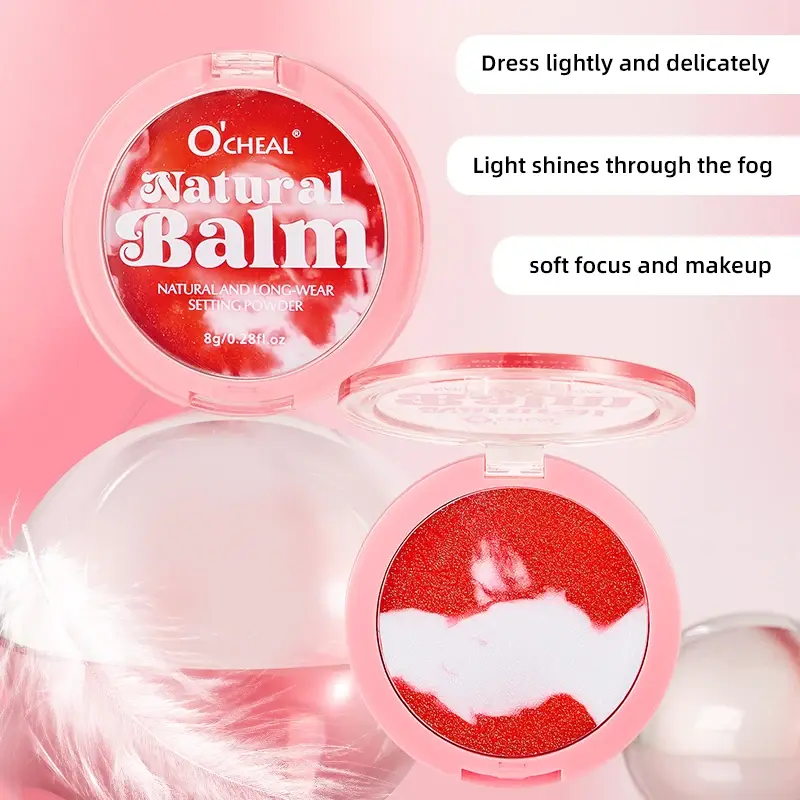 OCHEAL Non-Powdery Setting Powder Lightweight Oil Control Long-Lasting Concealer Skin-Friendly Makeup Finish