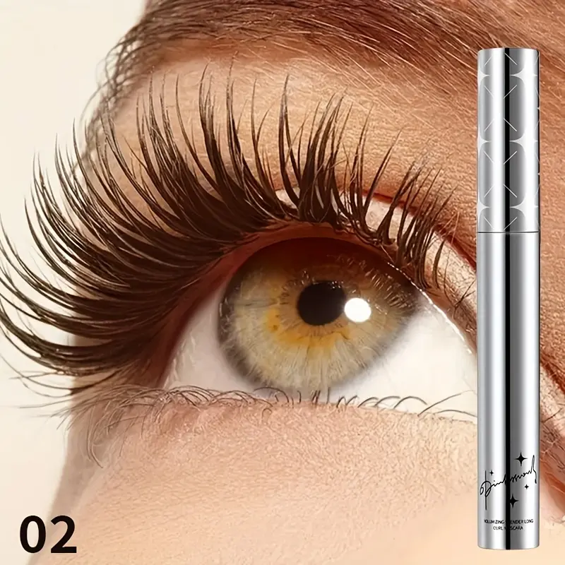 Eyelash Mascara Waterproof Thick Lengthening Mascara Curling Long Black/Brown Extension-Lashes Waterproof Volumizing Mascara