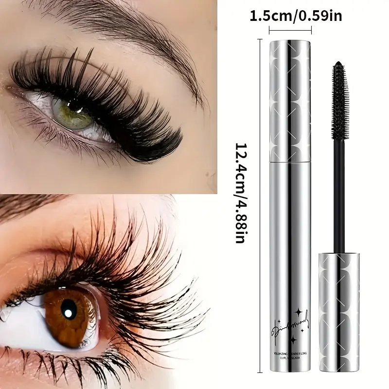Eyelash Mascara Waterproof Thick Lengthening Mascara Curling Long Black/Brown Extension-Lashes Waterproof Volumizing Mascara